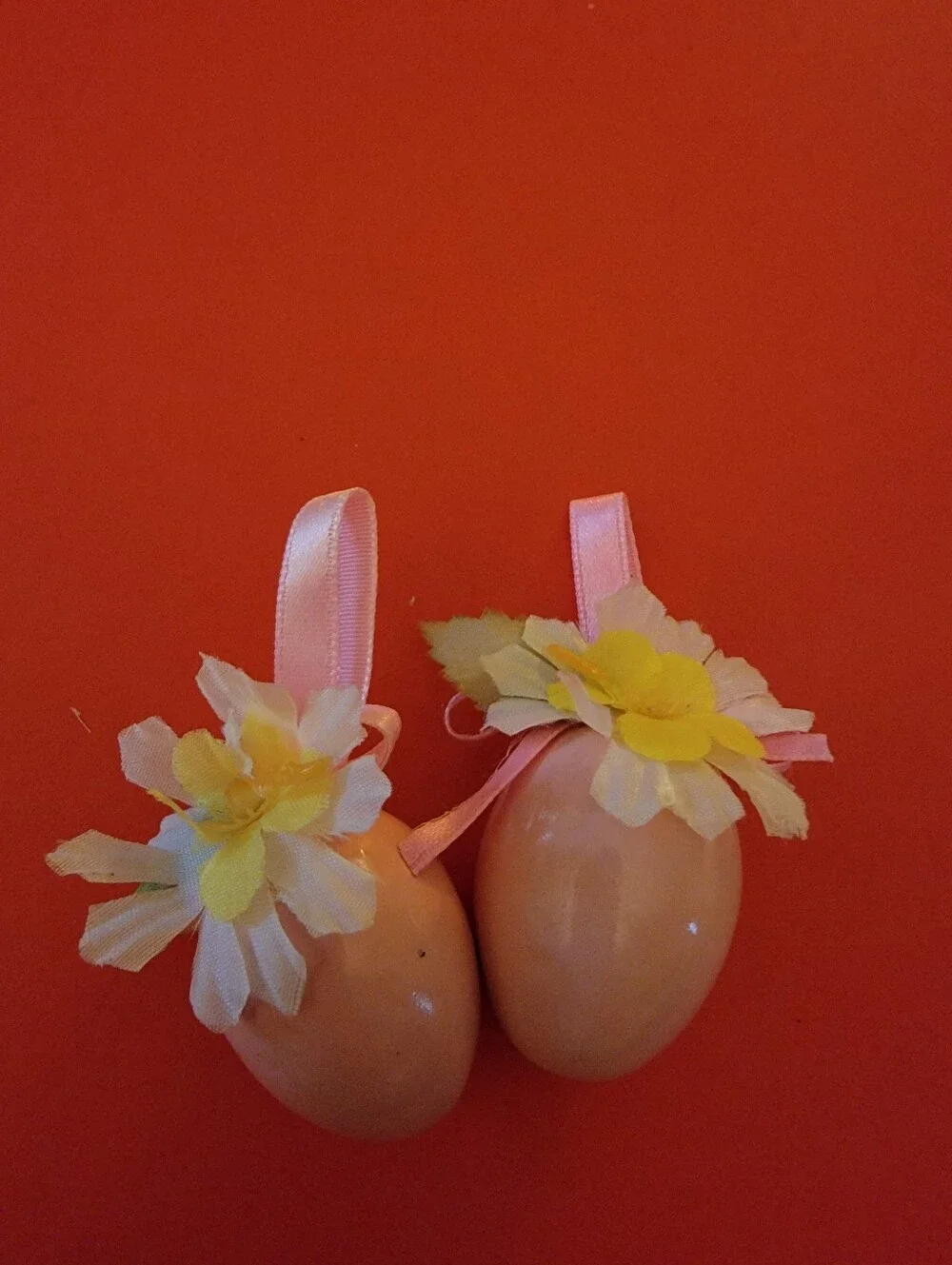 Pastel Decorative Hanging Egg Ornaments - Set of 12